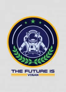 The Future is Vegan Displate