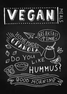 Vegan Blackboard Displate